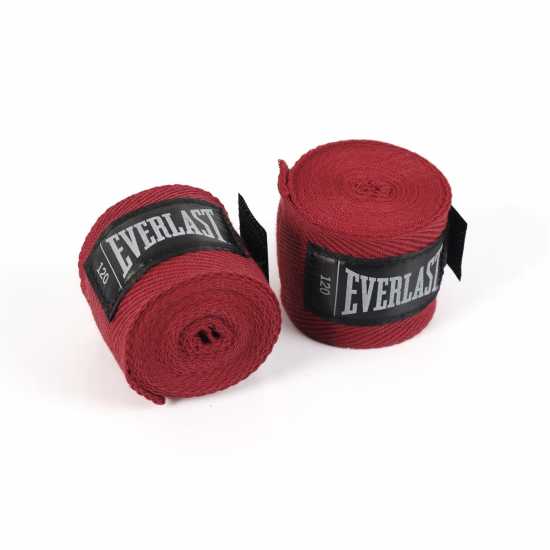 Everlast 120 Inch Boxing Handwraps Червено Боксови бинтове за ръце и ленти