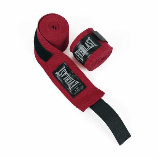 Everlast 120 Inch Boxing Handwraps Червено Боксови бинтове за ръце и ленти