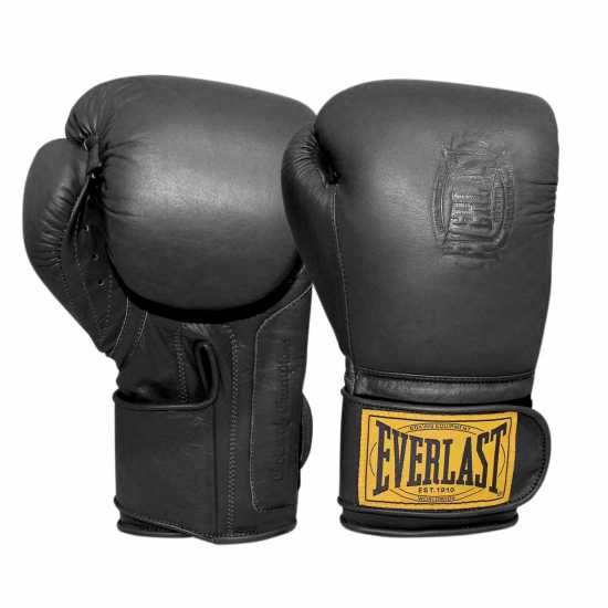 Боксови ръкавици Everlast 1910 Pro Hook & Loop Gloves Черно Everlast 1910 Pro Hook & Loop Gloves Черно Боксови ръкавици