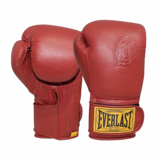 Боксови ръкавици Everlast 1910 Pro Hook & Loop Gloves Червено Everlast 1910 Pro Hook & Loop Gloves Червено Боксови ръкавици