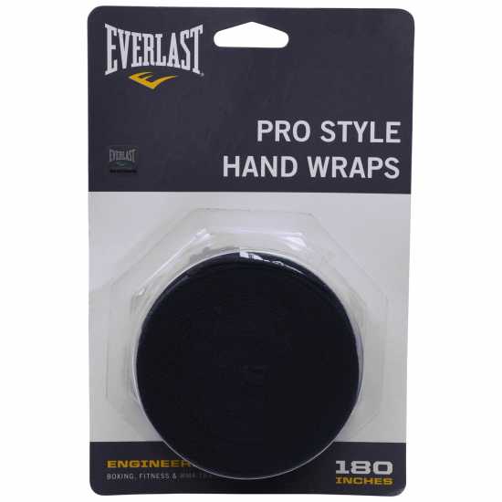 Everlast 180 Inch Handwrap Черно Боксови бинтове за ръце и ленти