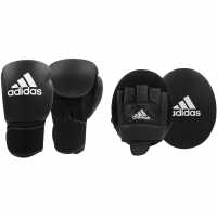 Adidas Adult Gloves 10Oz And Focus Mitt Set  Комплекти боксови круши и ръкавици