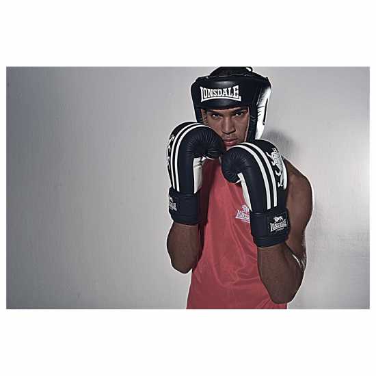 Lonsdale Contender Boxing Gloves Black Боксови ръкавици