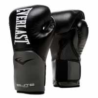 Everlast Pro Styling Elite Training Gloves Black/Grey Боксови ръкавици