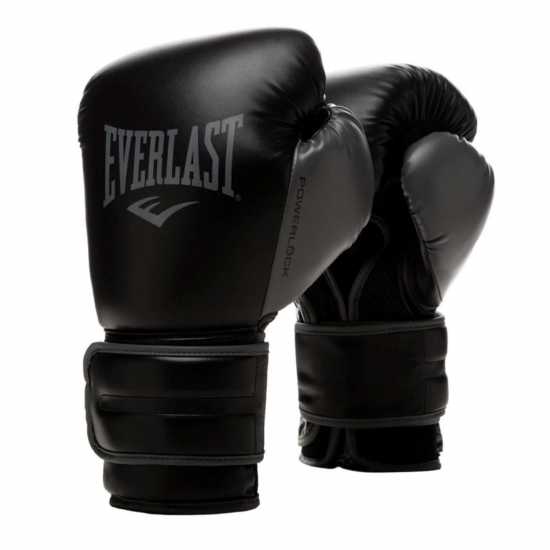 Everlast Powerlock Enhanced Training Gloves Black Боксови ръкавици