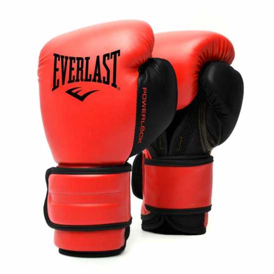 Everlast Powerlock Boxing Hook & Loop Glove Червено Everlast Powerlock Boxing Hook & Loop Glove Червено