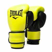 Everlast Powerlock Training Gloves Neon Yellow Боксови ръкавици