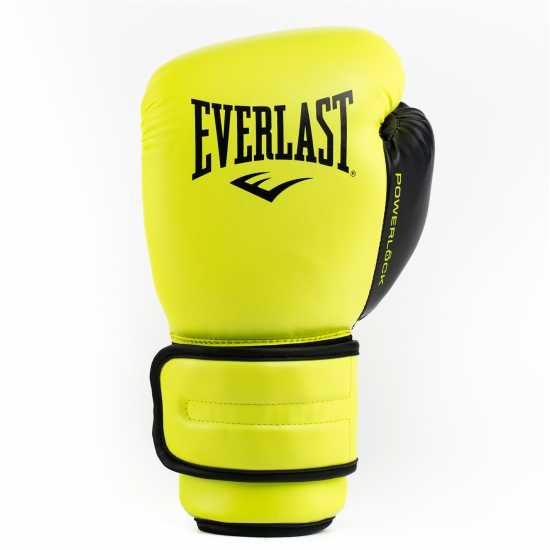 Everlast Powerlock Boxing Hook & Loop Glove Неон жълто 