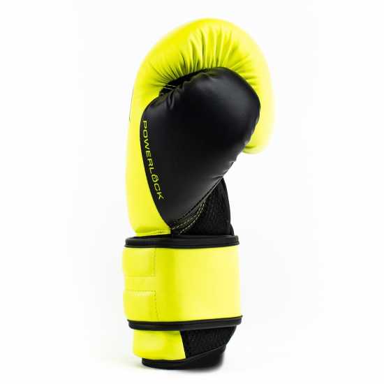 Everlast Powerlock Boxing Hook & Loop Glove Неон жълто 