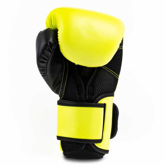Everlast Powerlock Boxing Hook & Loop Glove Неон жълто 