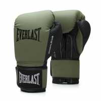 Everlast Powerlock Boxing Hook & Loop Glove Olive Green 