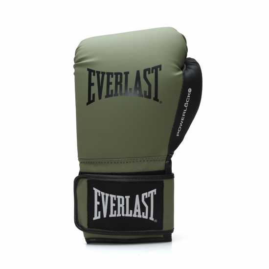 Everlast Powerlock Boxing Hook & Loop Glove Olive Green 