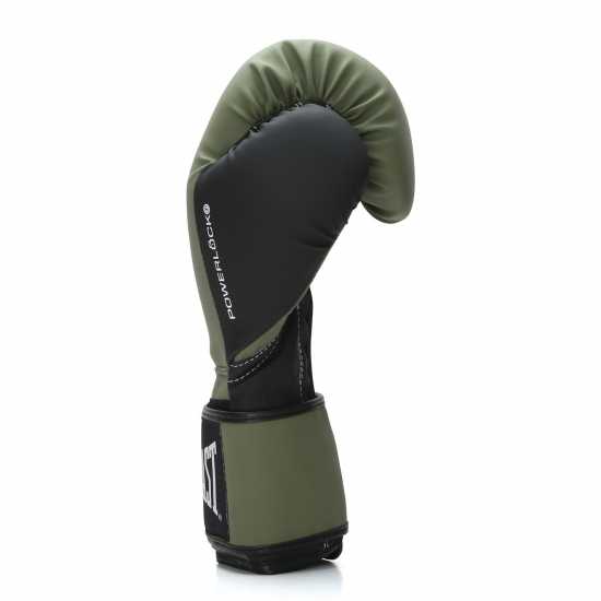 Everlast Powerlock Boxing Hook & Loop Glove Olive Green 