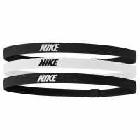 Nike 3 Pack Headbands Womens Black/White Шапки с козирка