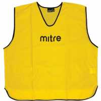 Mitre 25 Pack Core Training Bib Yellow Футболни аксесоари