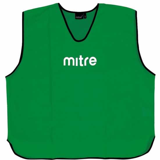 Mitre 25 Pack Core Training Bib Green - Футболни аксесоари