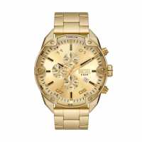 Diesel Gold Plated Stainless Steel Fashion Analogue Quartz Watch