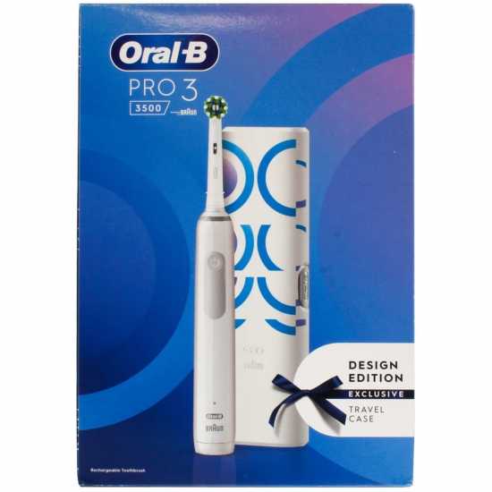 Oral B Pro 3 3500 White Crossaction Electric Brush  Тоалетни принадлежности