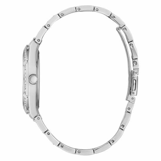 Guess Stainless Steel Fashion Analogue Quartz Watch Silver/Blue Бижутерия