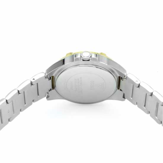 Guess Steel Fashion Analogue Quartz Watch Silver/Gold Бижутерия
