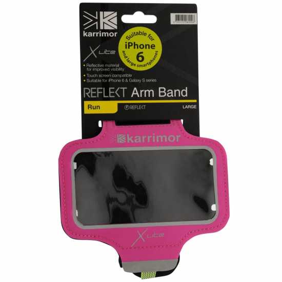 Karrimor X Lite Reflect Arm Band Розово Портмонета и джобове за бягане