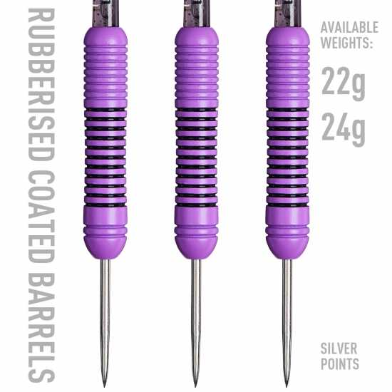 Tip Darts Set Level 2 Gary The Flying Scotsman Anderson Rubberised Brass Barrels Tip Darts Set Level 2 Gary The Flying Scotsman Anderson Rubberised Brass Barrels