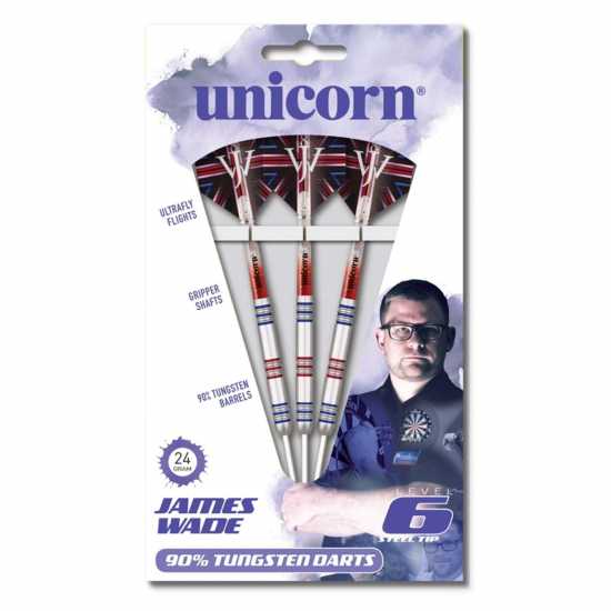 Unicorn Darts Ud Level 6 James Ward Steel Tip Darts Set Adults  
