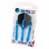 Harrows Darts Supergrip Twin Pack Set Синьо Harrows Darts Supergrip Twin Pack Set Синьо