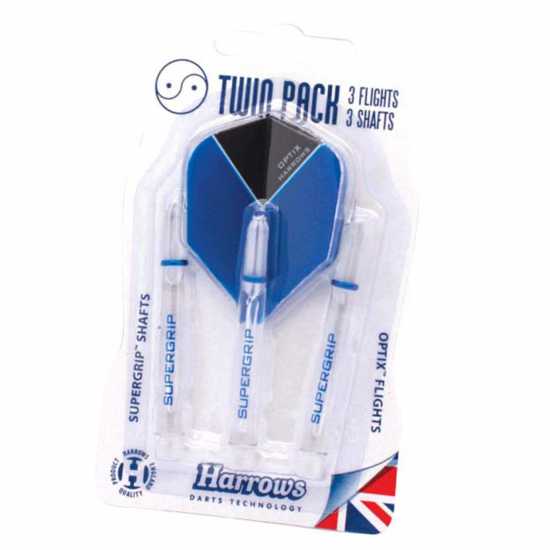 Harrows Darts Supergrip Twin Pack Set Ясно Harrows Darts Supergrip Twin Pack Set Ясно