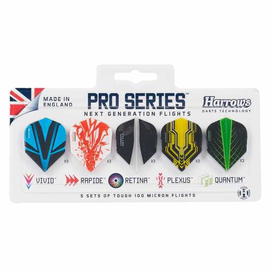 Harrows Darts 5 Pack Flights  