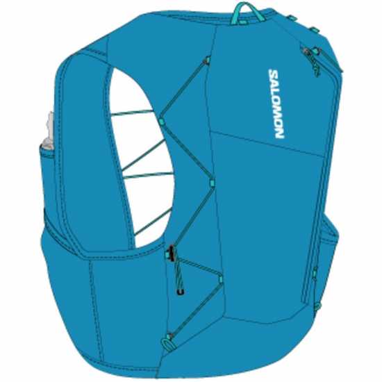 Salomon Active Skin 12L Run Vest Adults Синьо Раници