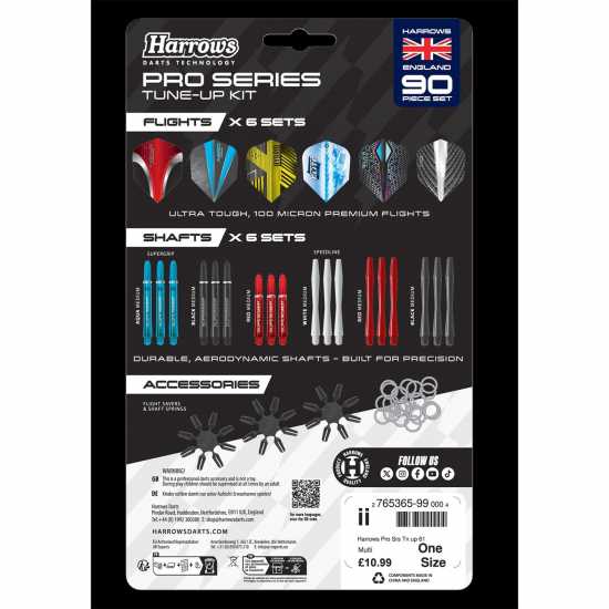 Harrows Darts Darts Pro Series Tune Up 90 Piece Set  