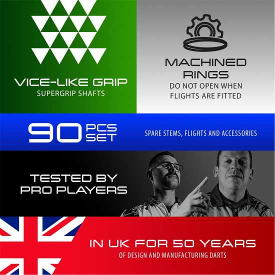 Harrows Darts Darts Pro Series Tune Up 90 Piece Set  