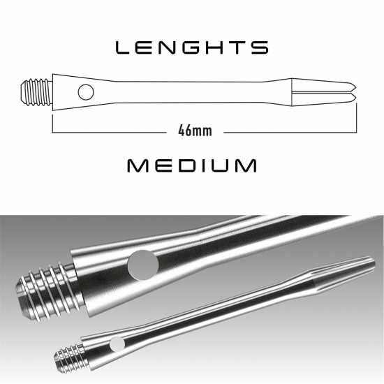 Harrows Darts Aluminium Shafts Set - 5 Pack  