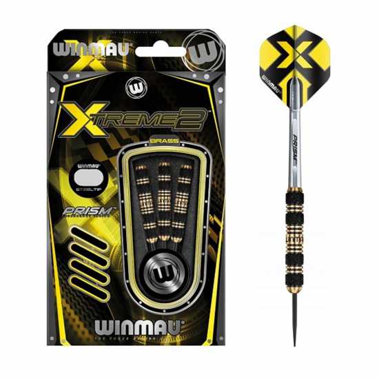 Winmau Xterme2 Brass Darts Черно/Жълто 