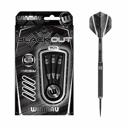 Winmau Blackout Tungsten Alloy Darts Черно Winmau Blackout Tungsten Alloy Darts Черно
