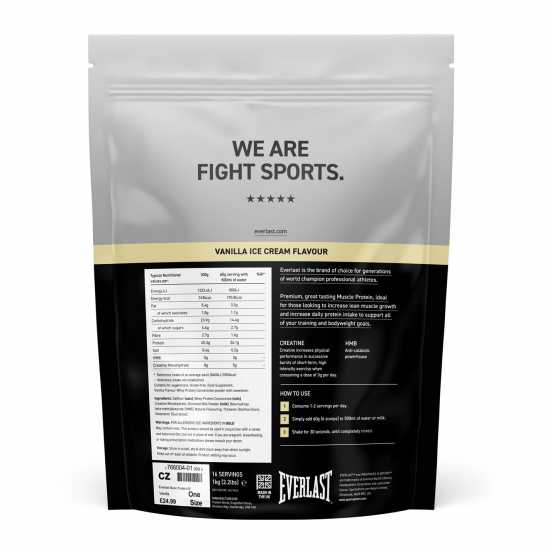 Everlast Muscle Protein Powder Vanilla Спортни хранителни добавки