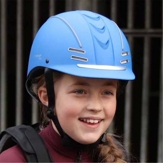 John Whitaker Whitaker Club Young Rider Helmet Синьо Шапки с козирка