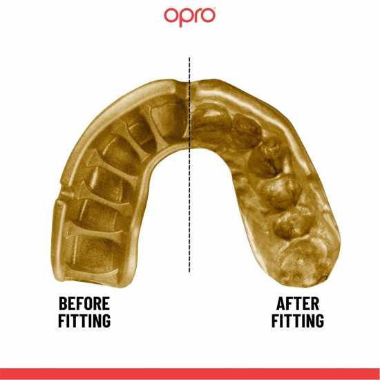 Opro Self-Fit Gold 34 Black/Gold Боксови протектори за уста