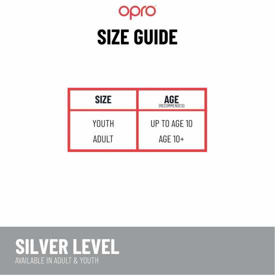 Opro Self-Fit Silver 34 Clear/Clear Боксови протектори за уста