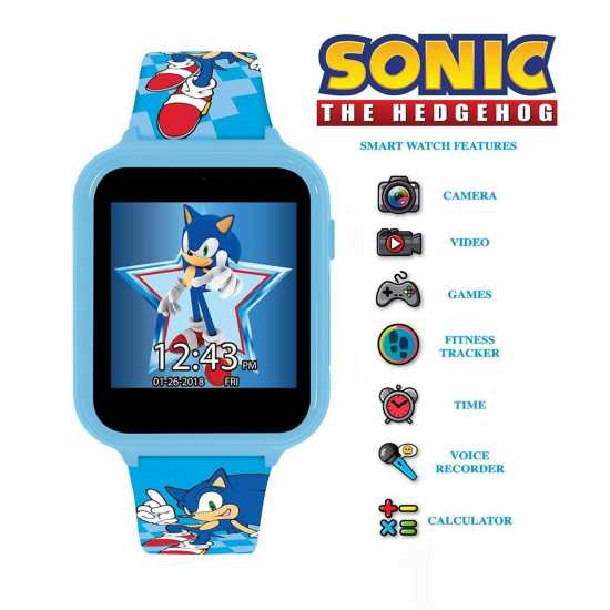 Other Sega Sonic The Hedgehog Blue Smart Watch  Бижутерия