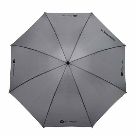 Slazenger Web Umbrella Grey/BlackLogo Чадъри за дъжд