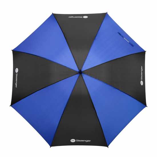 Slazenger Web Umbrella Black/BluePanel Чадъри за дъжд