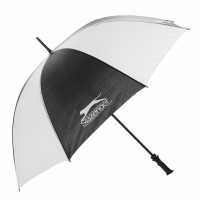 Slazenger Web Umbrella Blk/WhitePanel Чадъри за дъжд