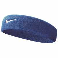Nike Swoosh Headband Blue/White Шапки с козирка