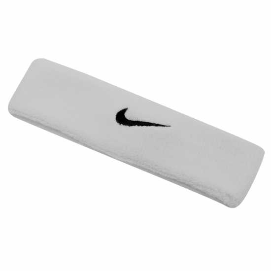 Nike Swoosh Headband White/Black Тенис аксесоари
