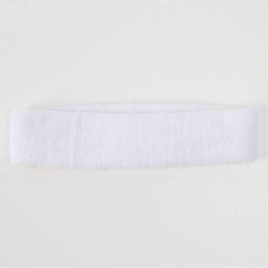 Nike Swoosh Headband Бяло/Черно Шапки с козирка