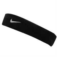 Nike Swoosh Headband Black/White Скуош