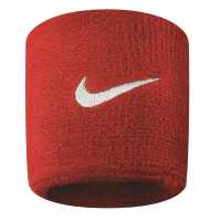 Nike 2 Бр. Ленти За Ръце Swoosh Wristband 2 Pack Red/White Скуош