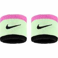 Nike 2 Бр. Ленти За Ръце Swoosh Wristband 2 Pack Volt/Pink 